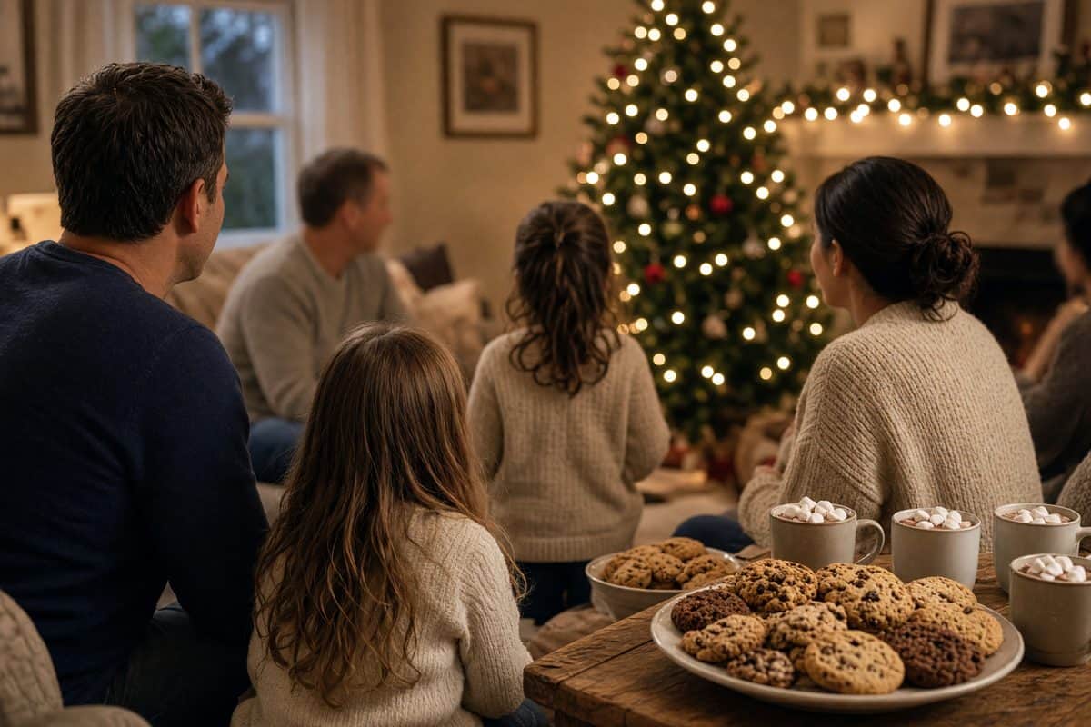 Family holiday party at a home in Dallas